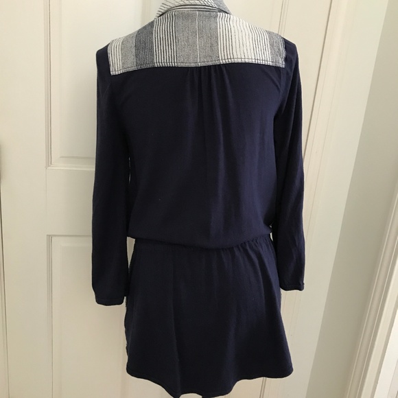 Anthro 9 H15 STCL Striped Linen Cotton Tunic small - Picture 2 of 7